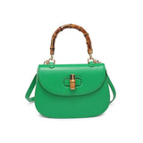 Allison Bamboo Top Handle Green