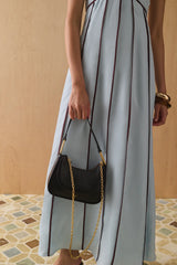 The Loja Bag Black Lizard