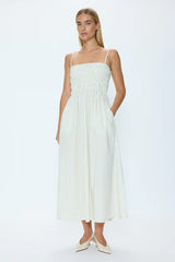 Bianca Shirred Bodice Dress
