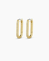 Zoey Shimmer Hoops