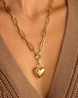 Atlas Lariat Heart Statement Charm