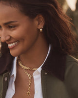 Atlas Lariat Heart Statement Charm