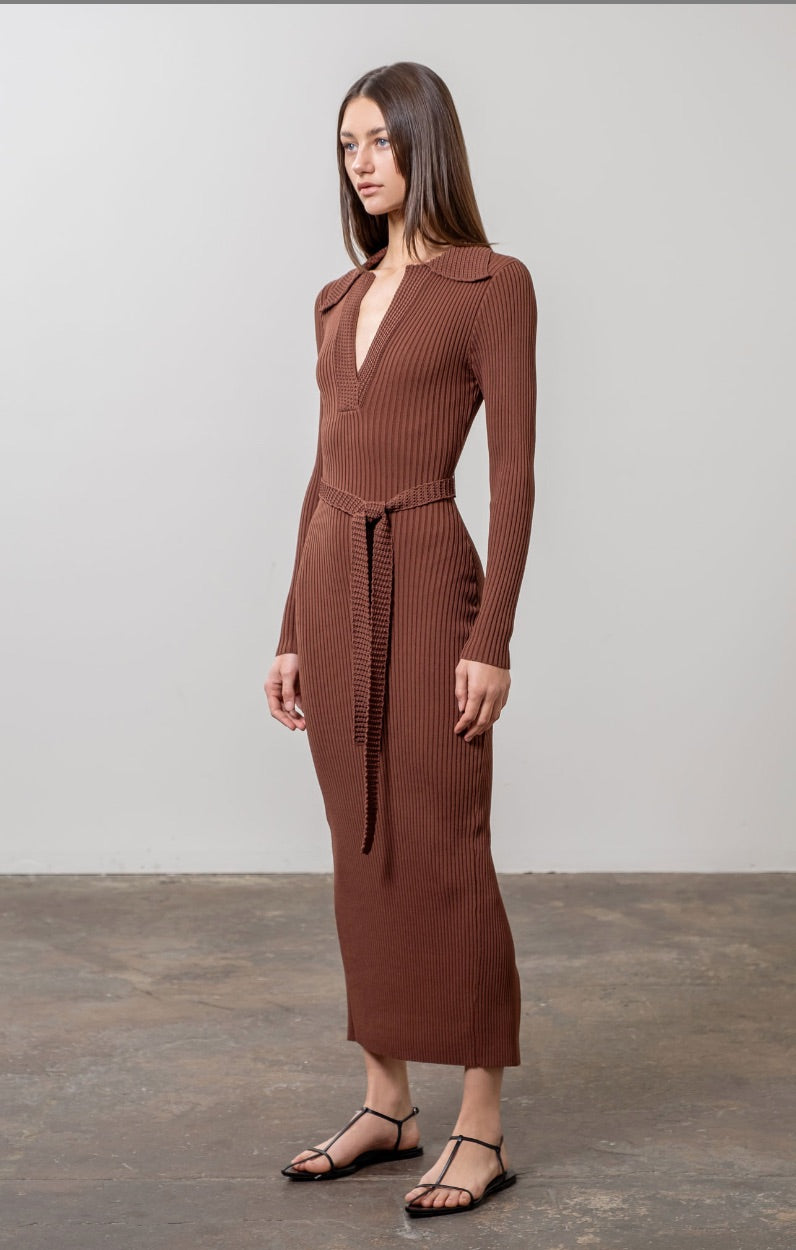 long sleeve knit midi dress Long Sleeve Knit Midi Dress – Traveling Chic Boutique, VA