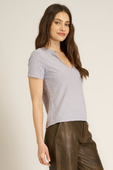 Plata Notched Neck Tee