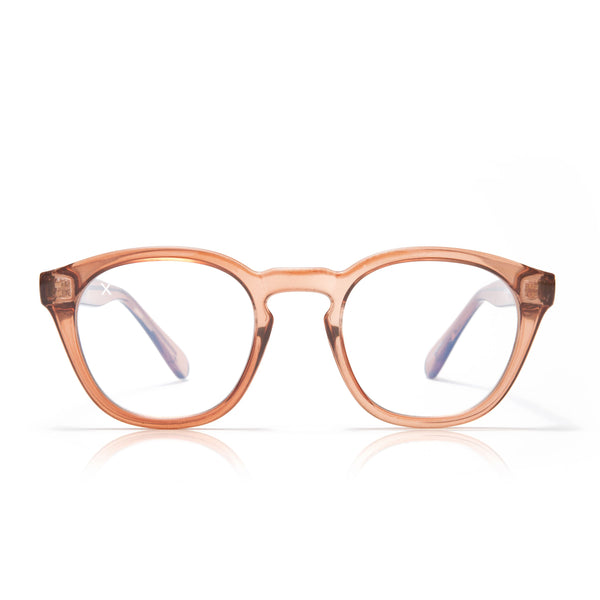LARCHMONT Taupe Crystal Blue Light Glasses