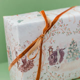 Nutcracker Toile Wrapping Paper Sheets