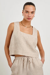 Akira Heathered Flax