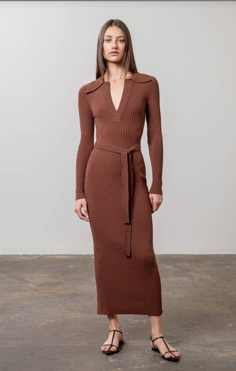 Long Sleeve Knit Midi Dress – Traveling Chic Boutique, VA