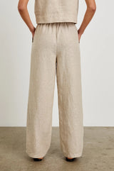 Emmie Linen Pant Heathered Flax