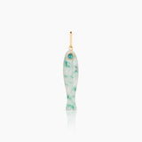Fortuna Green Dot Lariat Necklace