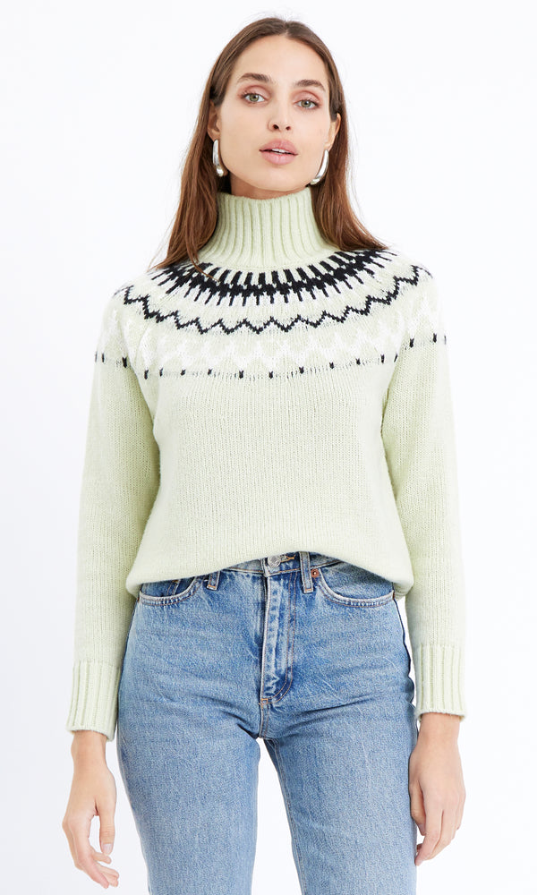 Rita Mock Neck Sweater