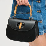 Allison Bamboo Top Handle Black