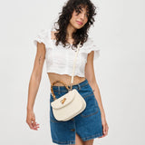 Allison Bamboo Top Handle Ivory