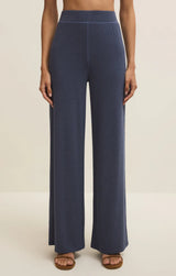 Renae Rib Pant Indigo