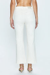 ALLY HIGH RISE VINTAGE ANKLE in EGGSHELL