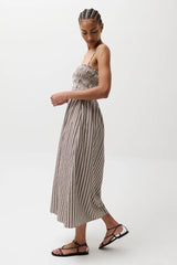 Bianca Shirred Bodice Dress