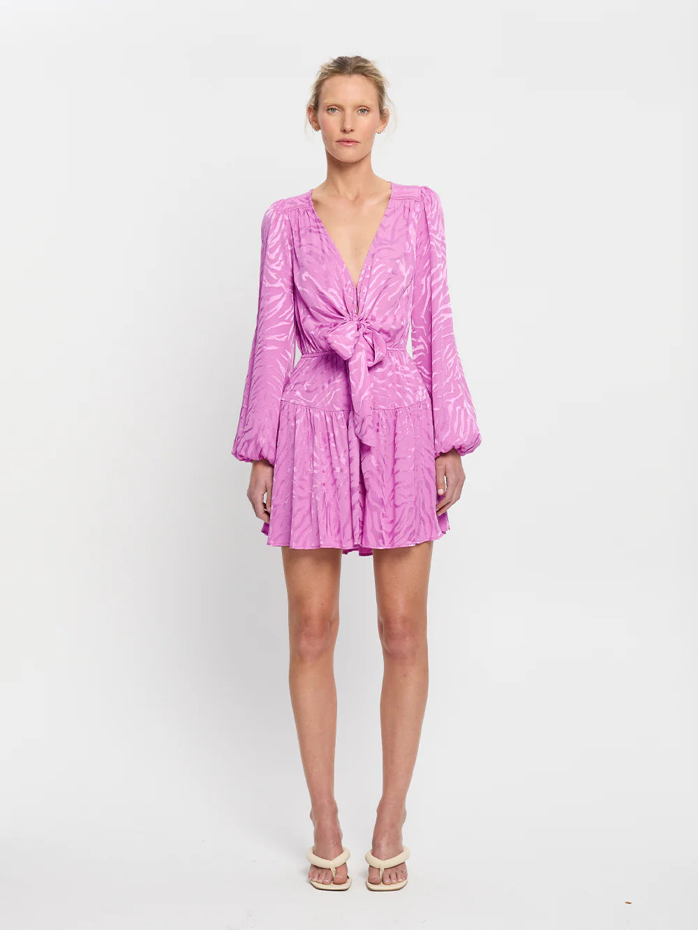 Stela Tie Front Mini Dress – Traveling Chic Boutique, VA