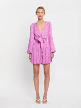 Stela Tie Front Mini Dress
