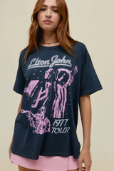 ELTON JOHN 1977 TOUR MERCH TEE