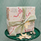 Trees and Bows Gift Wrap