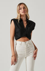 Kathlynn Top Black