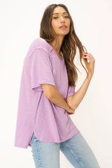 Lola Side Slit Tee