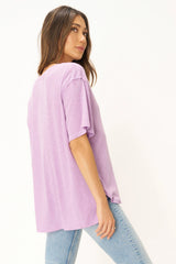 Lola Side Slit Tee