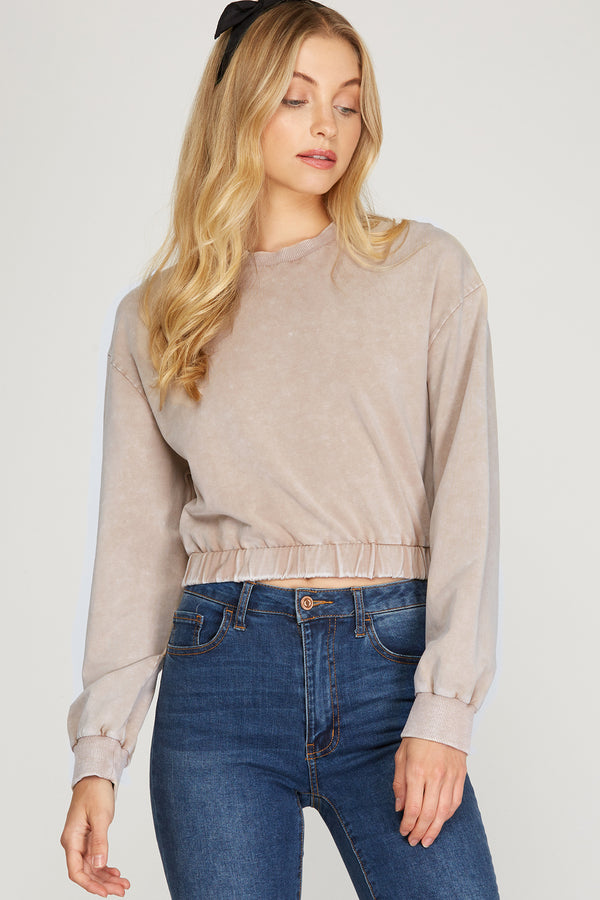 Knit Washed Top