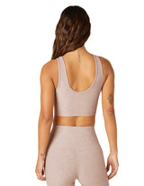 Spacedye Long Line Bra in Chai