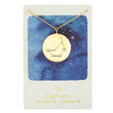 Zodiac Coin Necklace