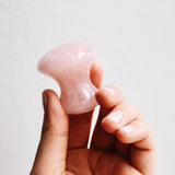 Rose Quartz De-Puffing Eye Massage Tool
