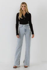 Collared Knit Bodysuit