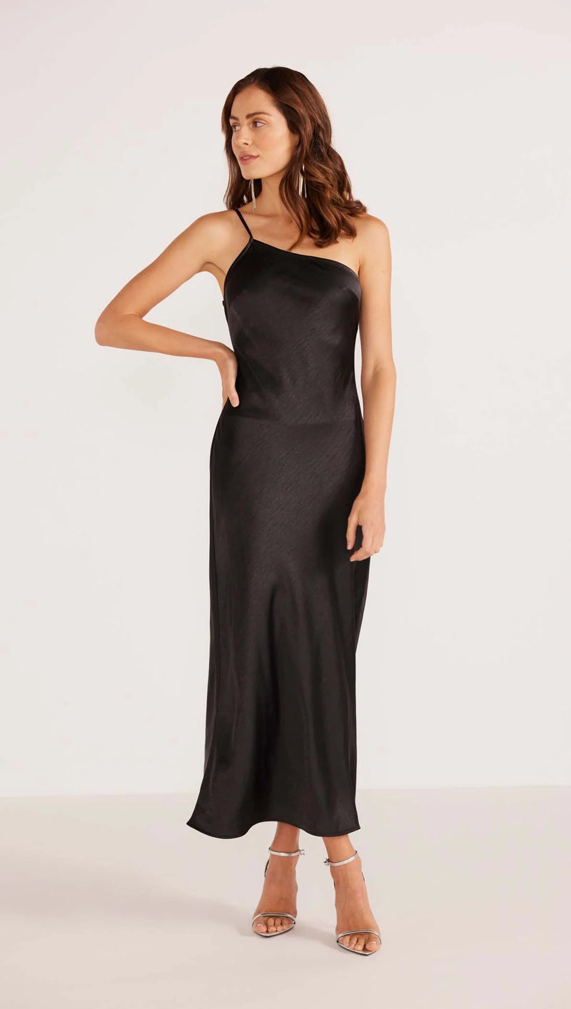 Ella Midi One Shoulder Dress