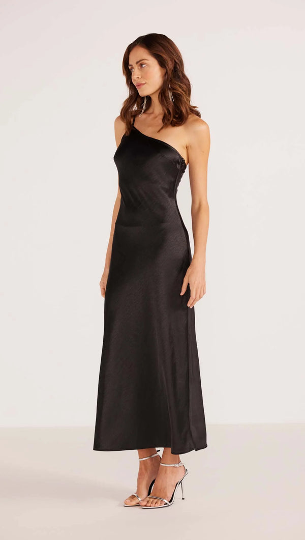 Ella Midi One Shoulder Dress