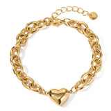 Heart Charm Bracelet