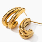 Double Hoop Earring