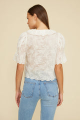 CELESTE RUFFLE TOP