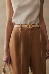 Corinna Belt Ecru