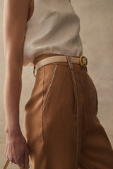 Corinna Belt Ecru