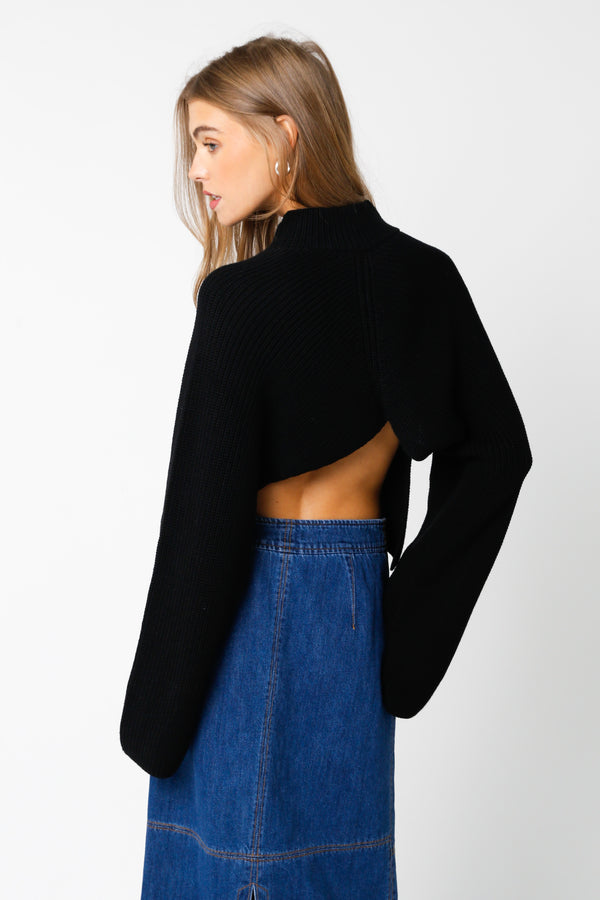 Tulip Black Sweater
