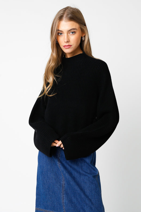 Tulip Black Sweater