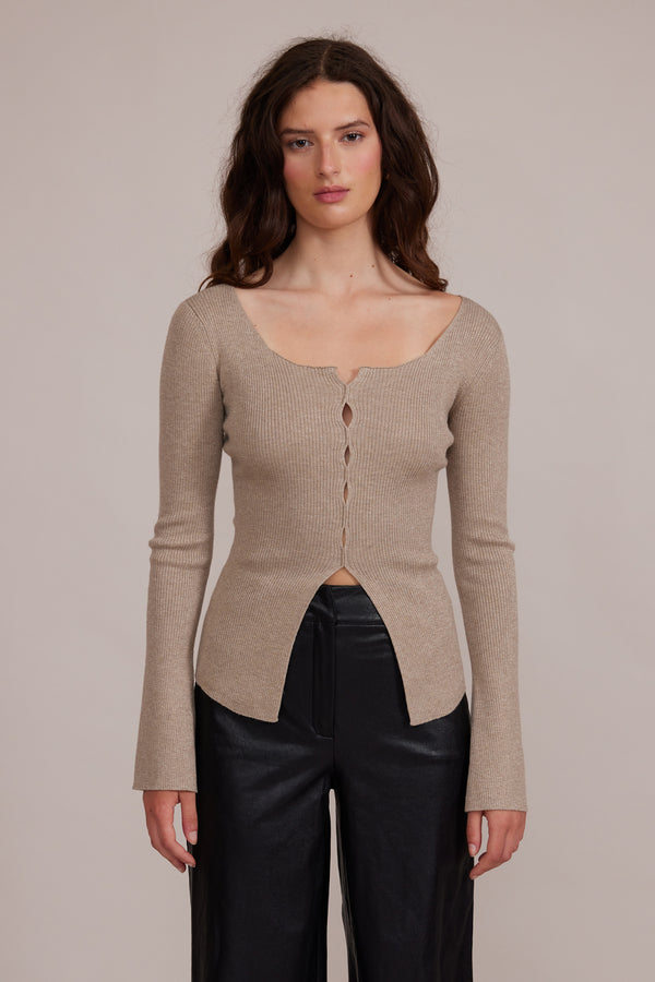 Erin Cutout Knit Top