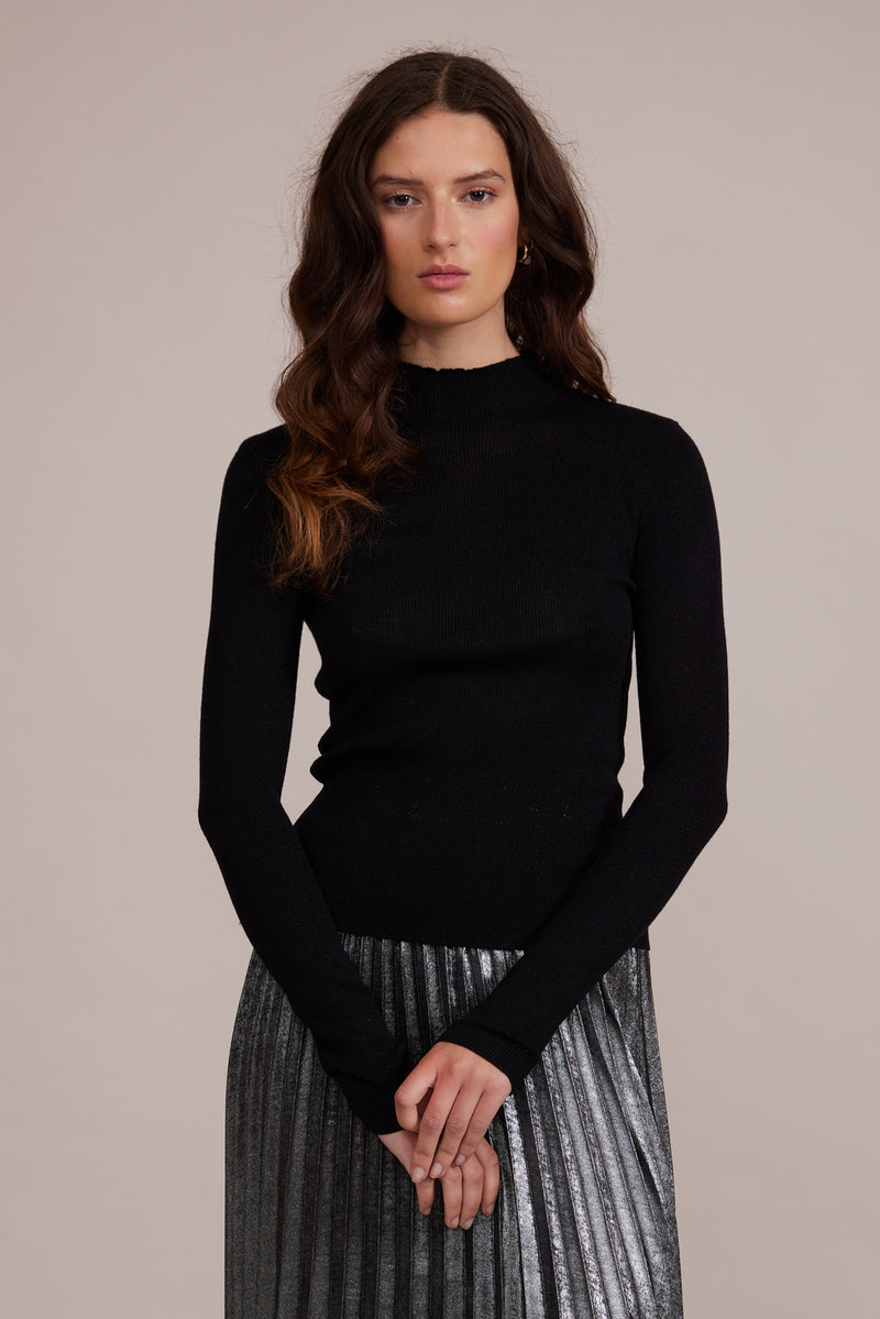 Susanna Mock Neck Top