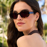 LAINEY ESPRESSO TORTOISE + BROWN