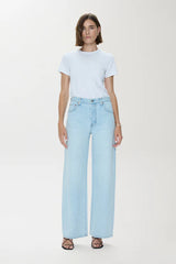 Tate High Rise Bowed Wide Leg Jean - Postcards