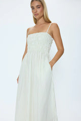 Bianca Shirred Bodice Dress