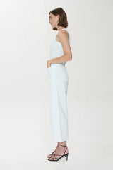 Zooey Patch Pocket Utility Pant - Le Blanc