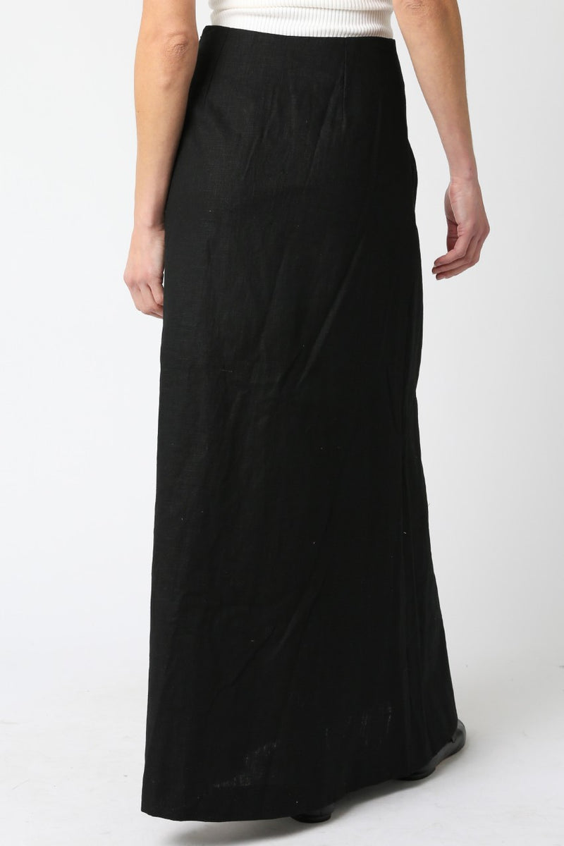 Finjie Button Skirt