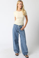 Marely Ribbed Knit Top