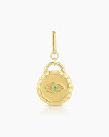 Zoey Statement Evil Eye Coin Link Necklace